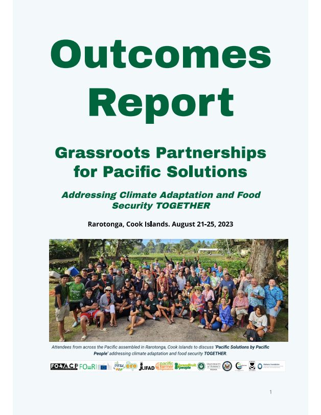 Outcomes Report